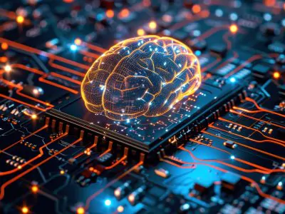 AI and machine learning concept